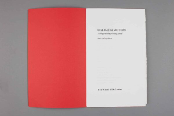 BONE-BLACK & VERMILION: an Elegy to the Printing Press - Image 3