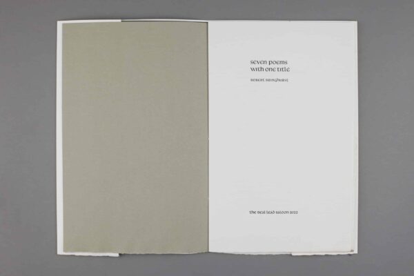 Seven Poems with One Title - Image 2