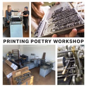 Printing Poetry Workshop #3