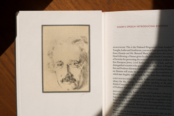 Two Ponds Press: A Speech Introducing Albert Einstein by GB Shaw