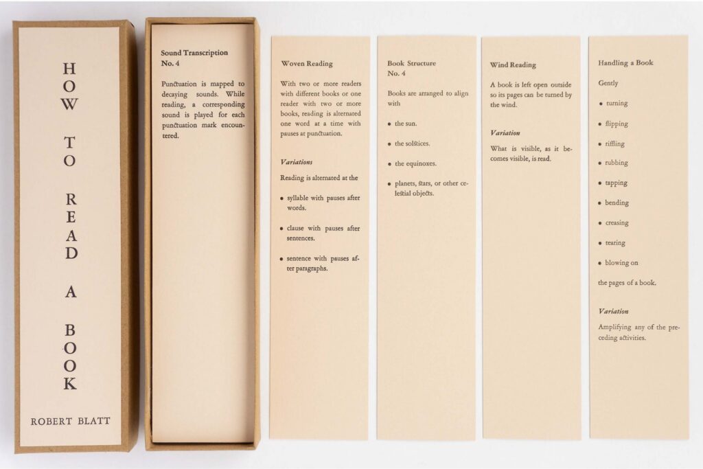 Robert Blatt: <br><i>How to Read a Book</i>