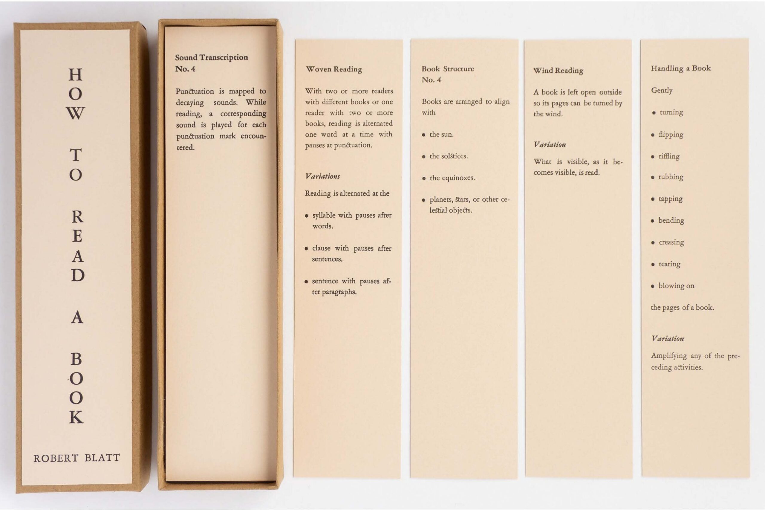 Robert Blatt: <br><i>How to Read a Book</i>