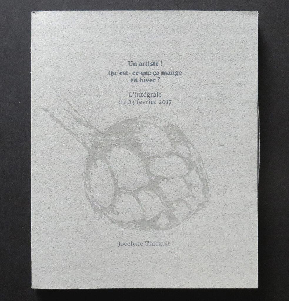 Jocelyne Thibault: <br><i>Un artiste!</i>