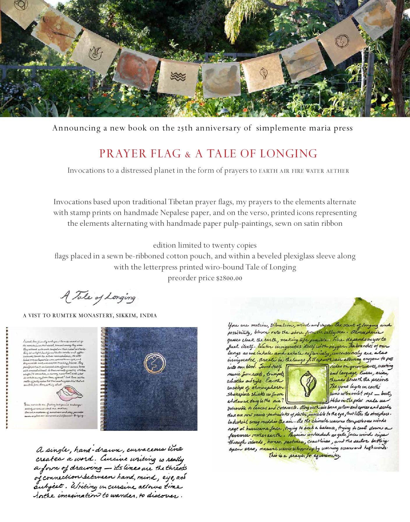 Mary Heebner/Simplemente Maria Press: <br><i>Prayer Flags & A Tale of Longing</i> - Image 3