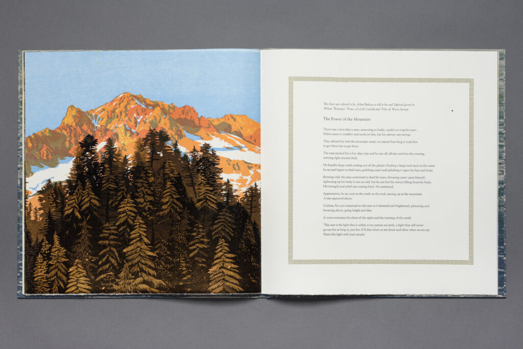 Diane Jacobs/Scantron Press: <br><i>Owed to The Mountain</i>