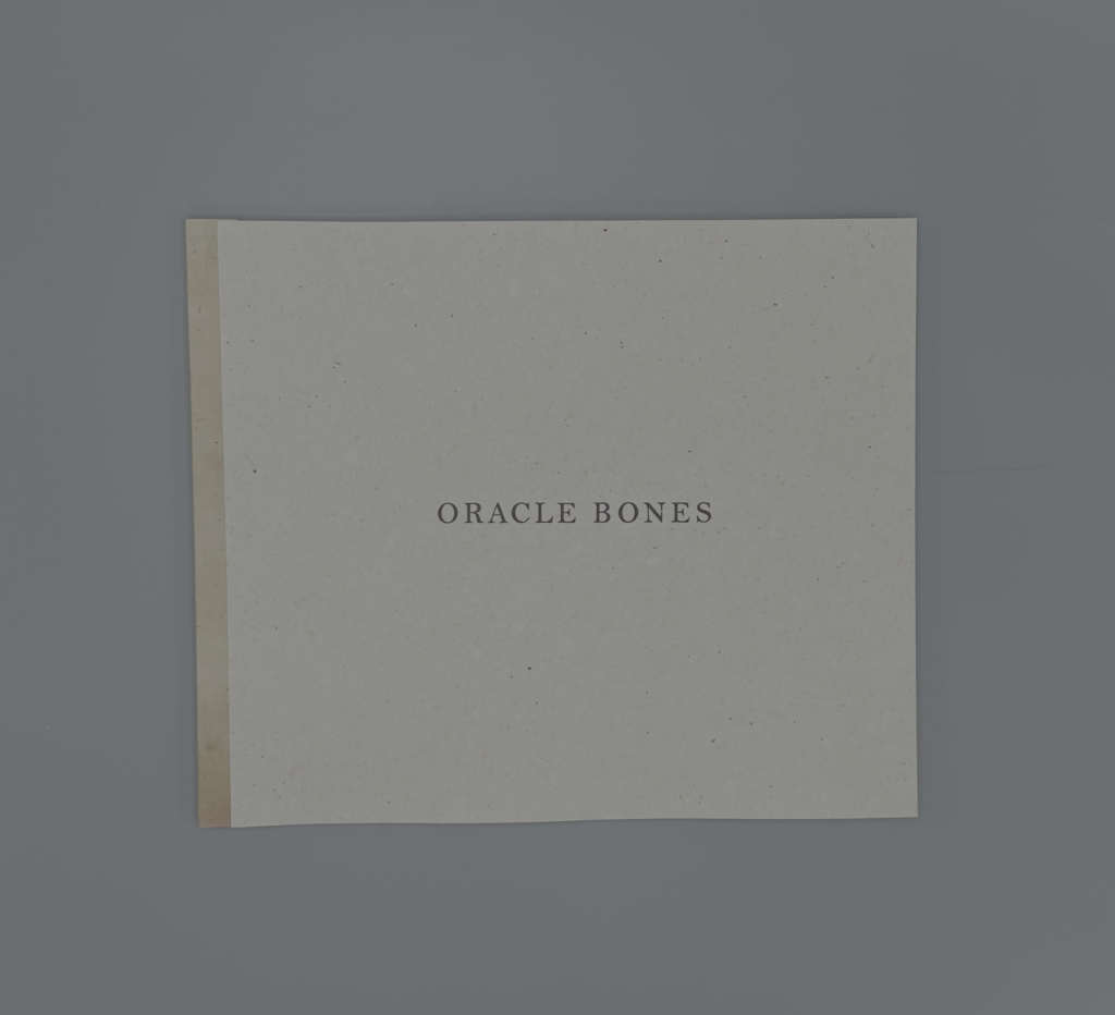 Red Butte Press: <br><i>Oracle Bones</i>